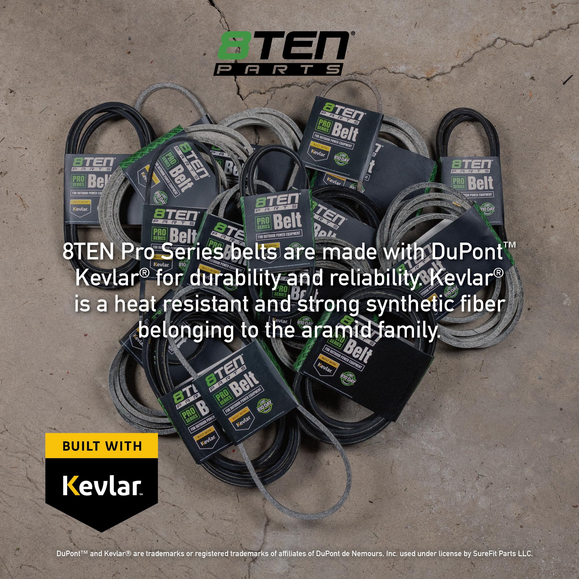 Amazon.com : 8TEN Belt with Kevlar for Exmark Toro Pioneer